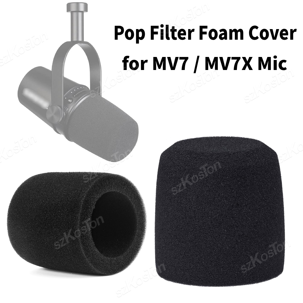 Shure Mic Mv7 - Noise Reduction Sponge Foam Protective Cover