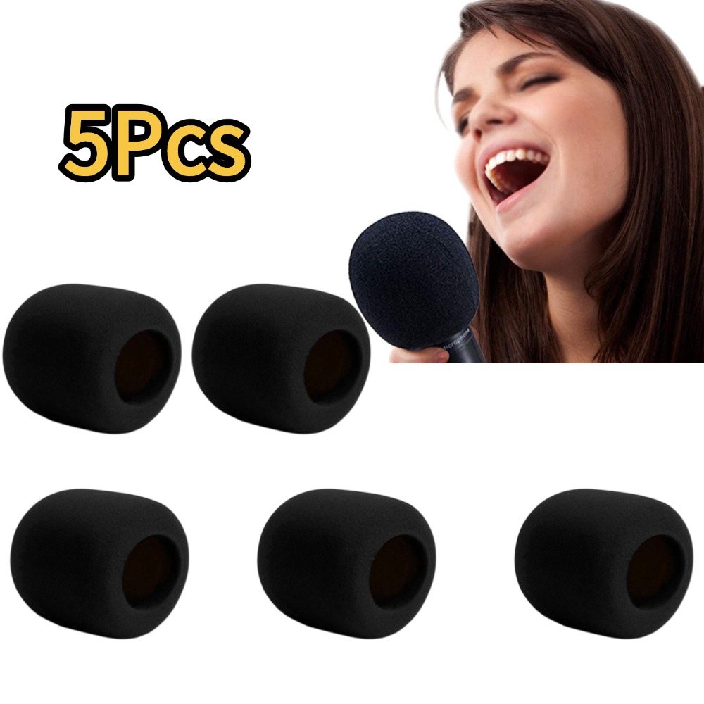Shure Mic Mv7 - 5Pcs Microphone Inner-foam For Shure SM58/Beta58A
