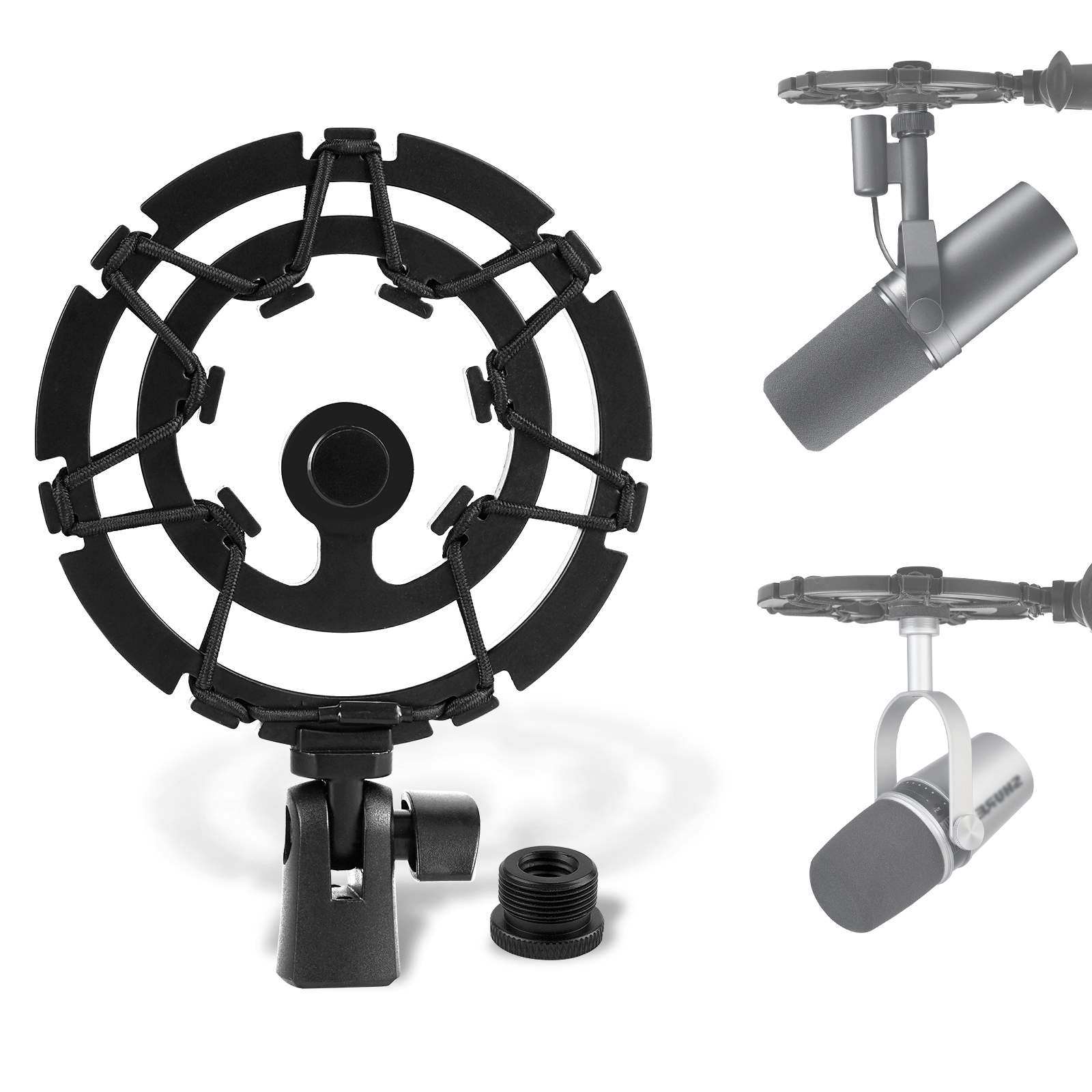 Shure Mic Mv7 - Geekria Microphone Shock Mount Anti‑Vibration Mic