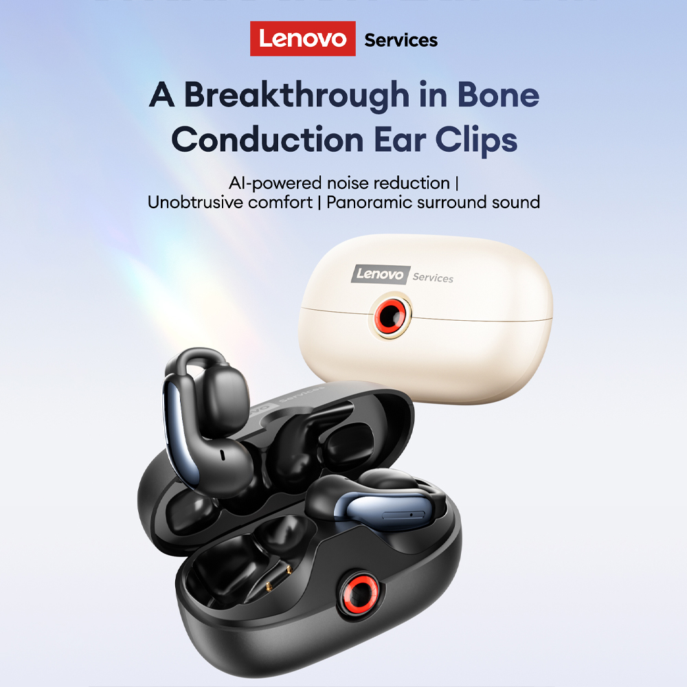 Lenovo LES-108 Bone Conduction - đánh giá và giá Wireless Earbuds Tws