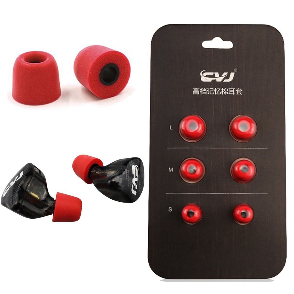 3Pairs Upgrade Noise Isolating - đánh giá và giá Earphone Foam Tip