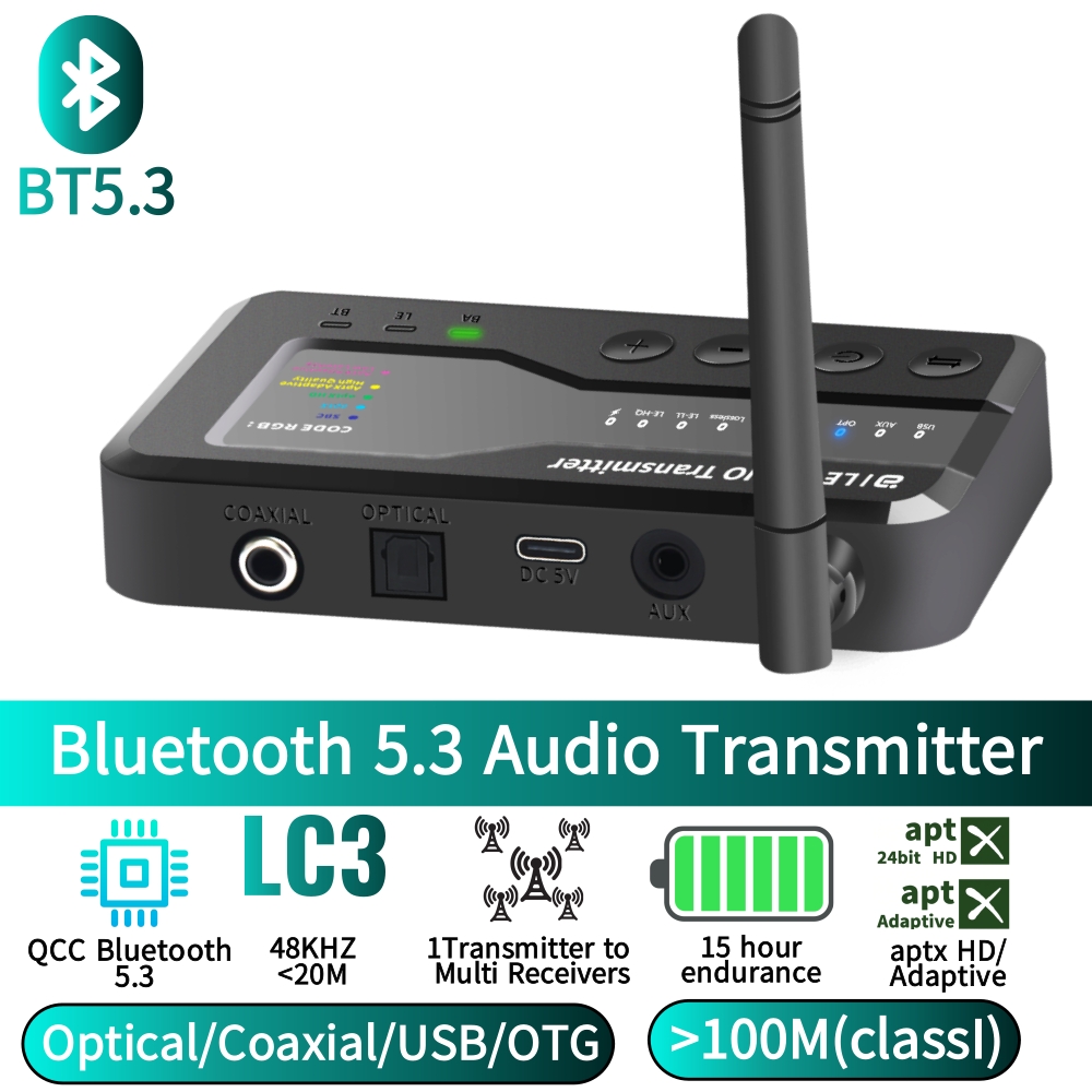 Bluetooth 5.3 Audio Transmitte - đánh giá và giá Bluetooth Adapter Receiver