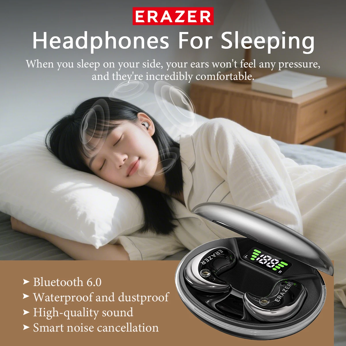 EARZER XF58 In-Ear Bluetooth H - đánh giá và giá Wireless Earbuds Tws