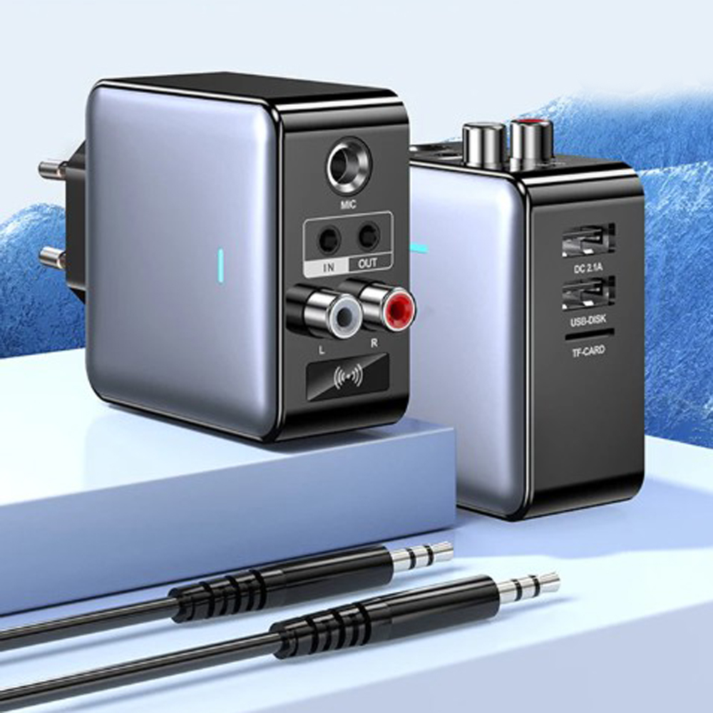 QC 2.0 H6 EU US Plug Daul USB  - đánh giá và giá Bluetooth Adapter Receiver