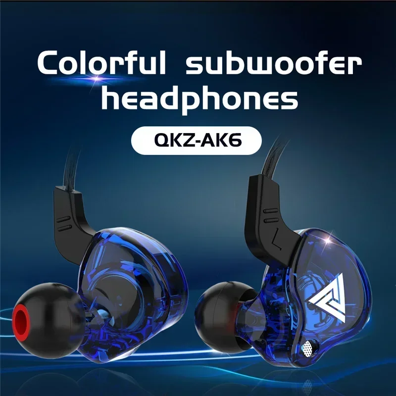 NEW QKZ AK6 Copper Driver HiFi - đánh giá và giá Wired Earphone Mic