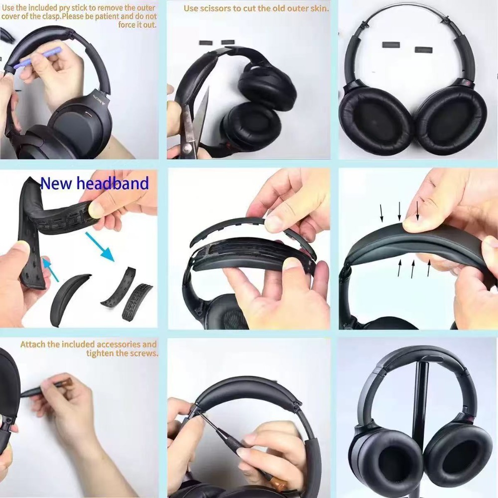 Snap on Replacement Headband C - đánh giá và giá Sony Headphone Wh-1000Xm4
