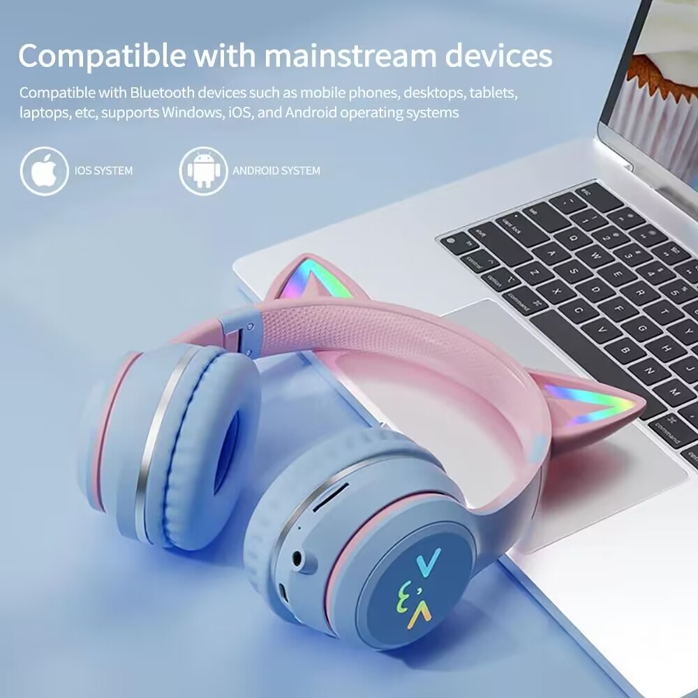 RGB Glow Earphones Wireless Ea - đánh giá và giá Gaming Headset Rgb