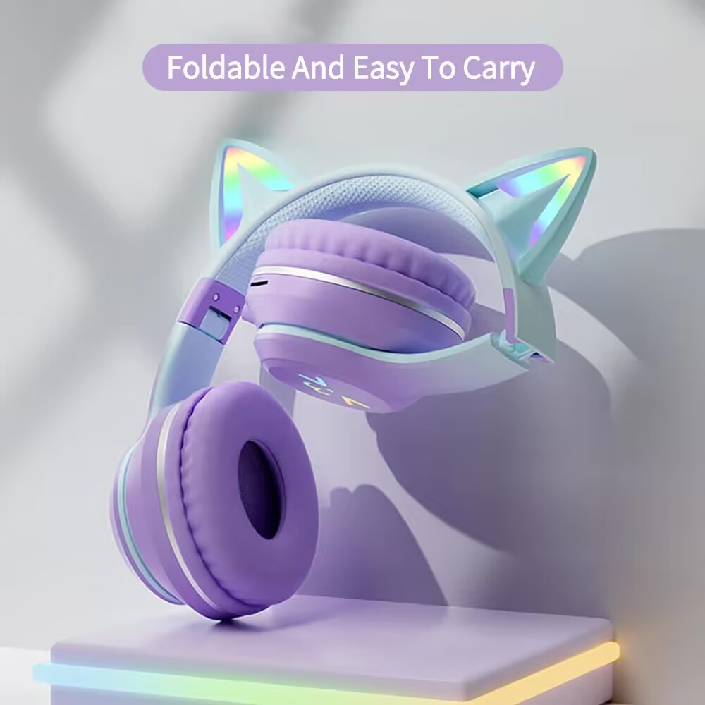 RGB Glow Earphones Wireless Ea - đánh giá và giá Gaming Headset Rgb