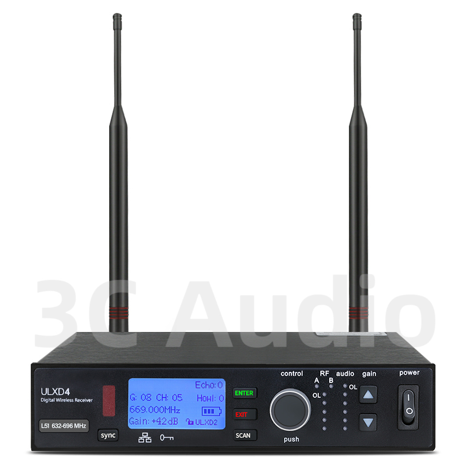 ULXD4-SLXD 500/600MHz Professi - đánh giá và giá Shure Mic Sm58