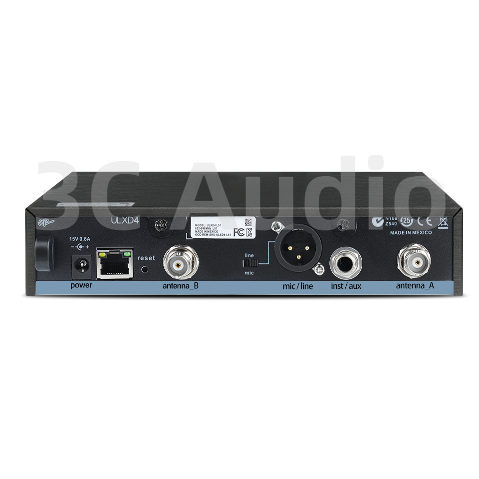 ULXD4-SLXD 500/600MHz Professi - đánh giá và giá Shure Mic Sm58