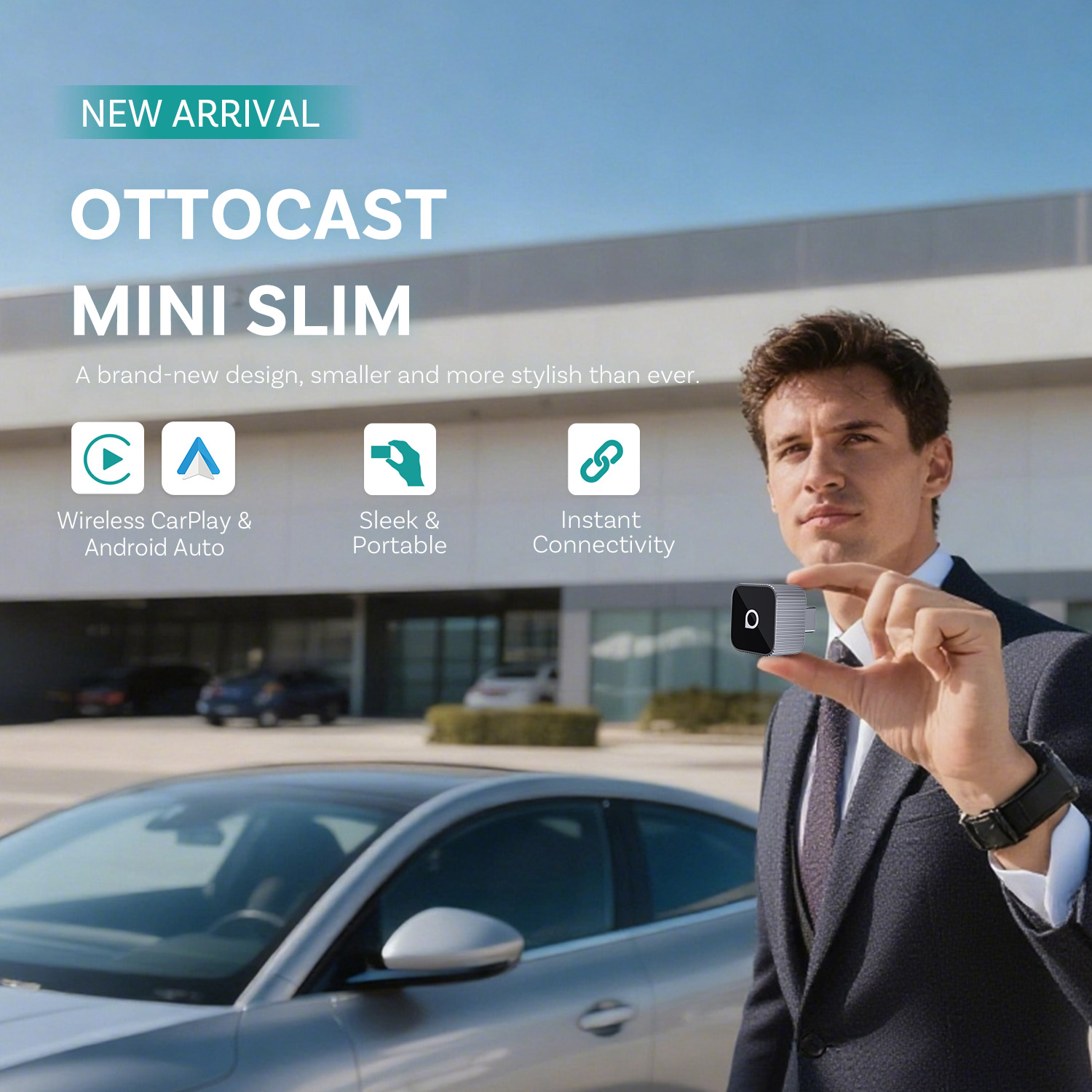 Ottocast Mini Slim Wireless Ca - đánh giá và giá Bluetooth Adapter Receiver